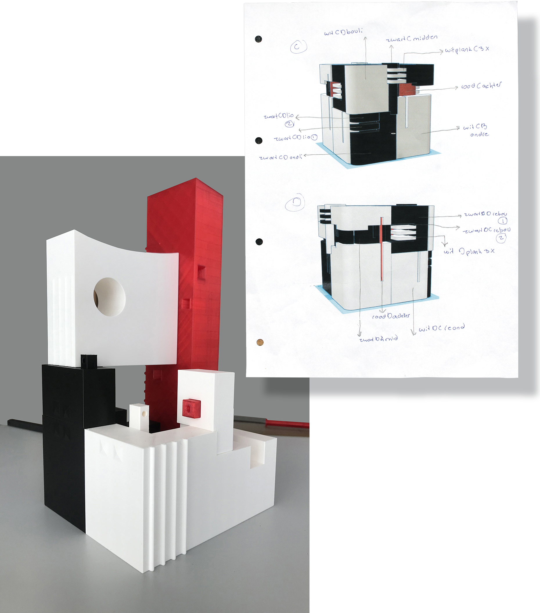 3D Print Opbouw Bewerking