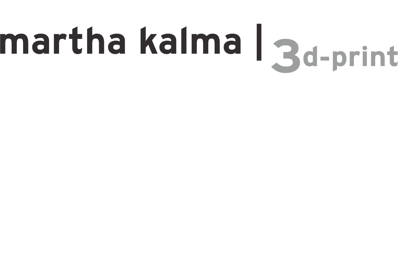Martha Kalma Logo Text