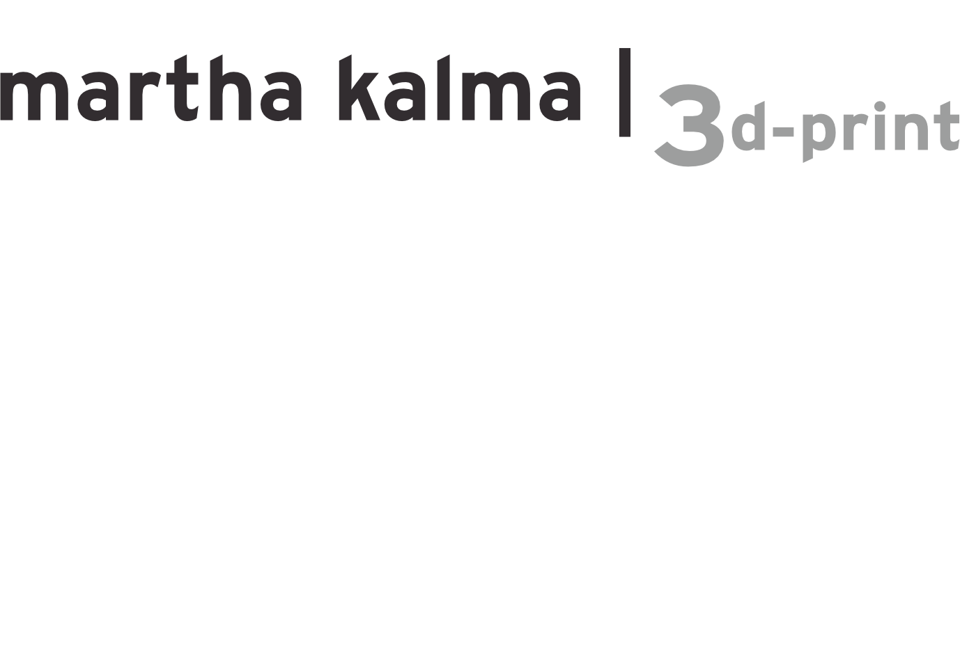 Martha Kalma Logo Text